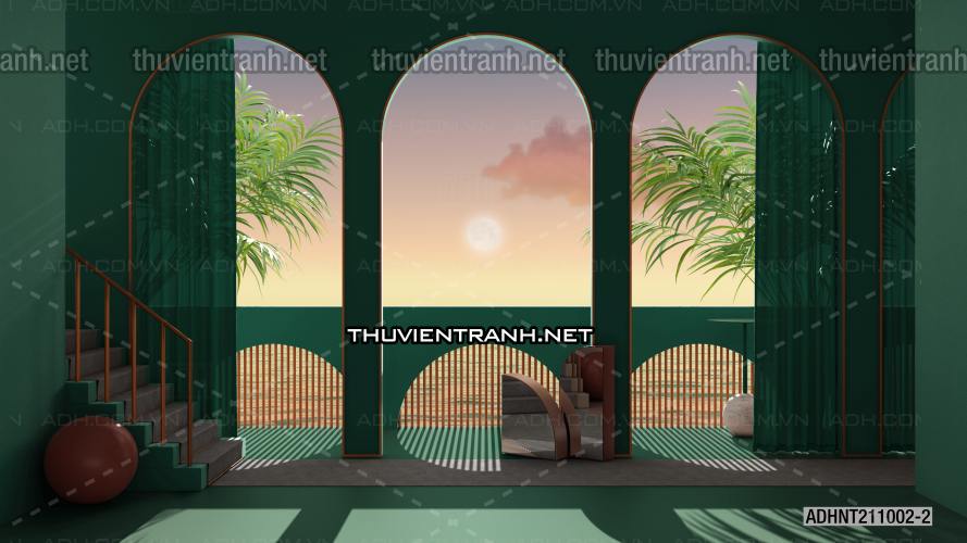 Tranh 3D Phào chỉ, giả tường Nội Thất hiện đại và tân cổ điển - Kết quả tìm kiếm tranh tường