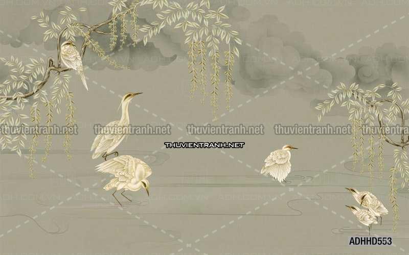 Hoa Đào, Hoa Mộc Lan, phong cách trang trí Chinoiserier, Tranh vẽ hoa Trung Quốc - Kết quả tìm kiếm tranh tường