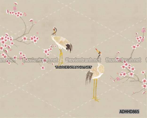 Hoa Đào, Hoa Mộc Lan, phong cách trang trí Chinoiserier, Tranh vẽ hoa Trung Quốc - Kết quả tìm kiếm tranh tường