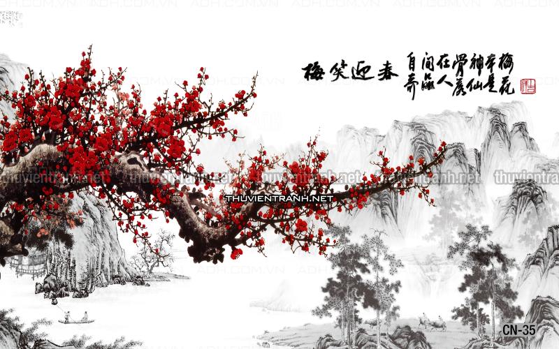Tranh trang trí, tranh vẽ phong Cách Thủy mặc - Kết quả tìm kiếm tranh tường