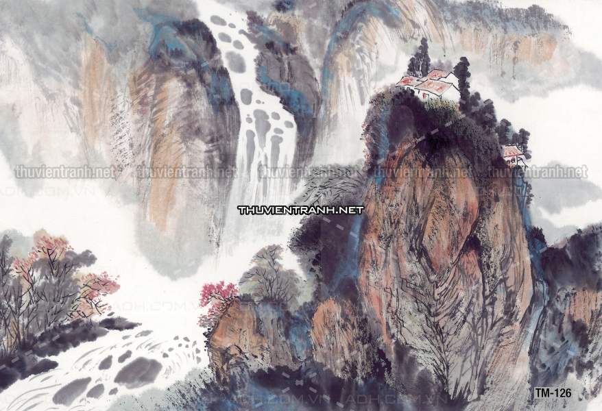 Tranh trang trí, tranh vẽ phong Cách Thủy mặc - Tranh tường chất lượng cao