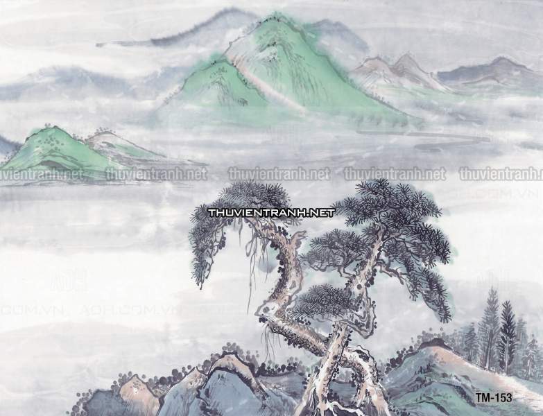 Tranh trang trí, tranh vẽ phong Cách Thủy mặc - Tranh tường chất lượng cao