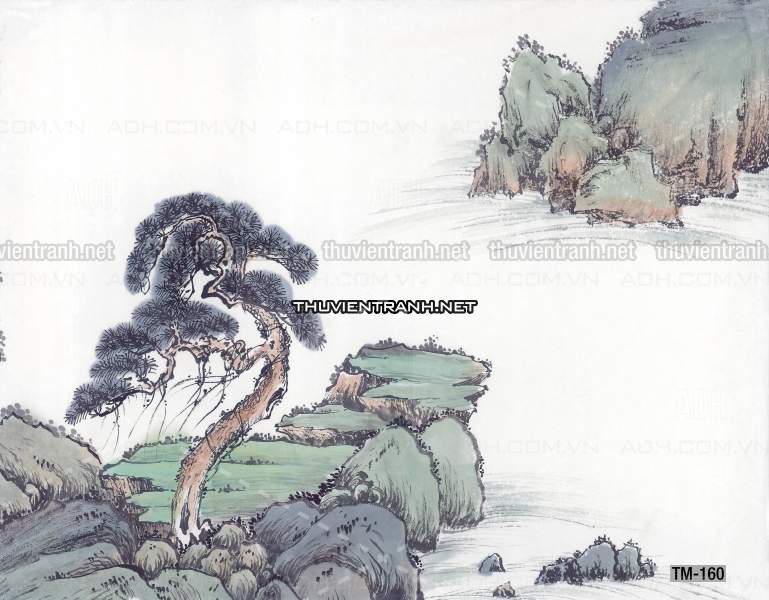 Tranh trang trí, tranh vẽ phong Cách Thủy mặc - Tranh tường chất lượng cao