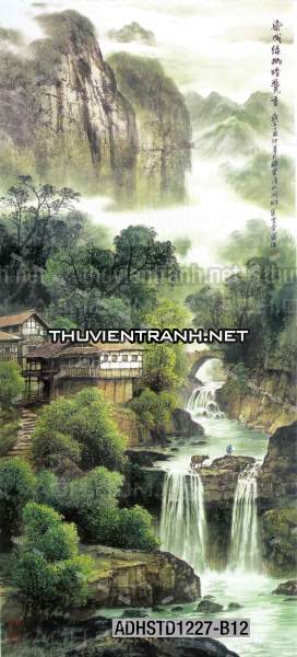 Tranh trang trí, tranh vẽ phong Cách Thủy mặc - Tranh tường chất lượng cao