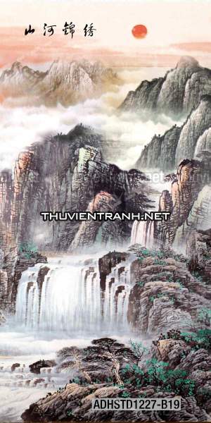 Tranh trang trí, tranh vẽ phong Cách Thủy mặc - Tranh tường chất lượng cao