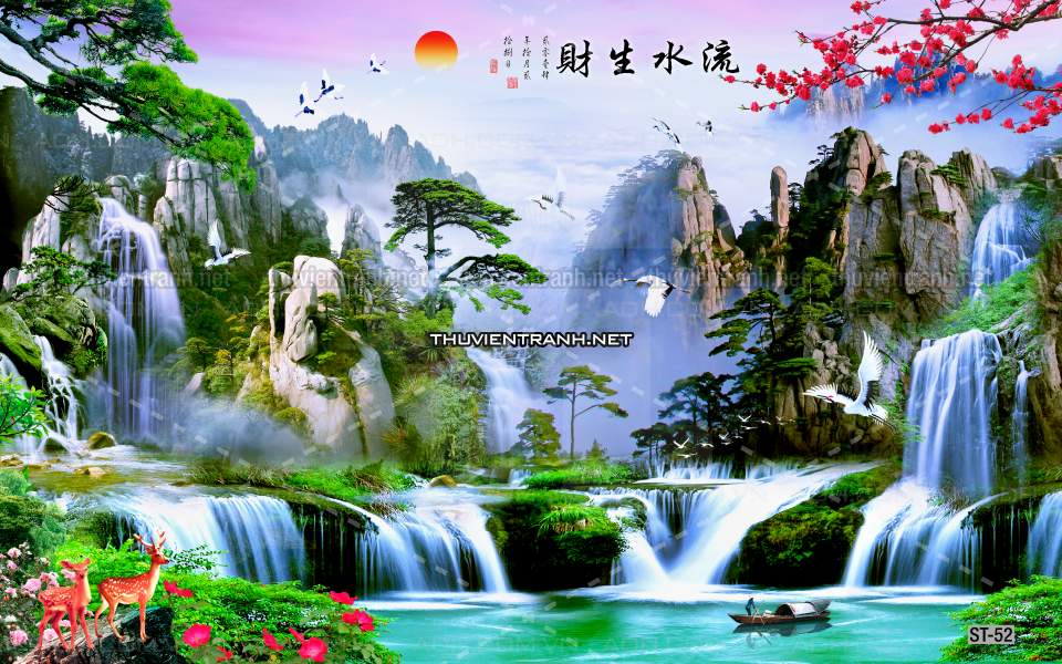 TRANH SƠN THỦY HỮU TÌNH, TRANH PHONG CẢNH SÔNG NÚI, TRUNG QUỐC - Kết quả tìm kiếm tranh tường