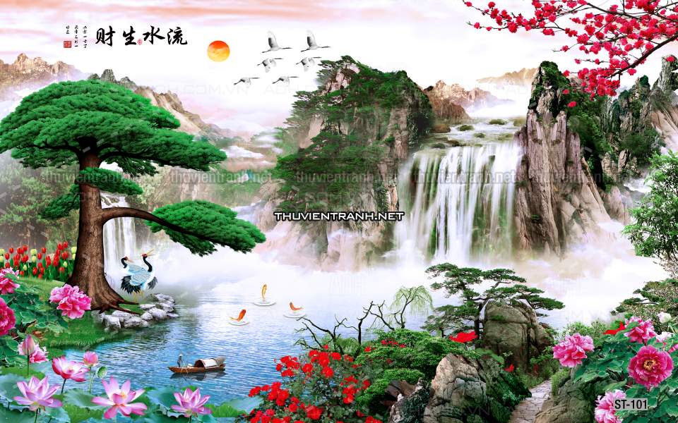 TRANH SƠN THỦY HỮU TÌNH, TRANH PHONG CẢNH SÔNG NÚI, TRUNG QUỐC - Kết quả tìm kiếm tranh tường