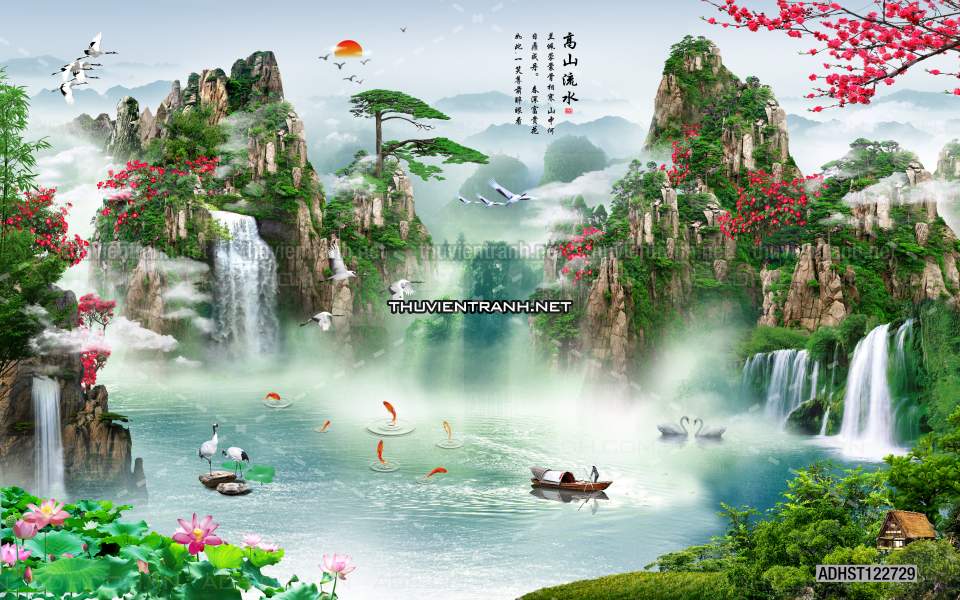 TRANH SƠN THỦY HỮU TÌNH, TRANH PHONG CẢNH SÔNG NÚI, TRUNG QUỐC - Kết quả tìm kiếm tranh tường