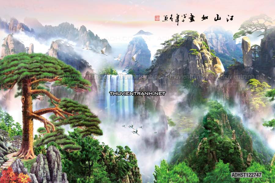 TRANH SƠN THỦY HỮU TÌNH, TRANH PHONG CẢNH SÔNG NÚI, TRUNG QUỐC - Kết quả tìm kiếm tranh tường