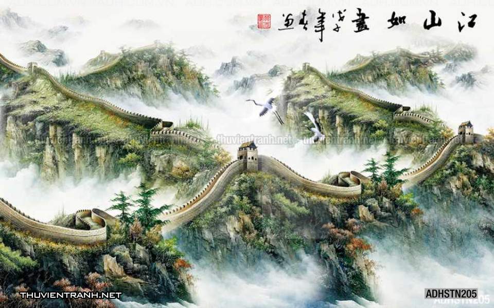 TRANH SƠN THỦY HỮU TÌNH, TRANH PHONG CẢNH SÔNG NÚI, TRUNG QUỐC - Kết quả tìm kiếm tranh tường