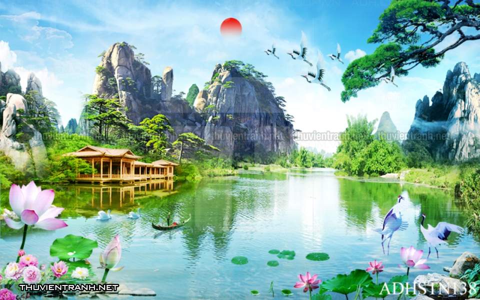 TRANH SƠN THỦY HỮU TÌNH, TRANH PHONG CẢNH SÔNG NÚI, TRUNG QUỐC - Kết quả tìm kiếm tranh tường