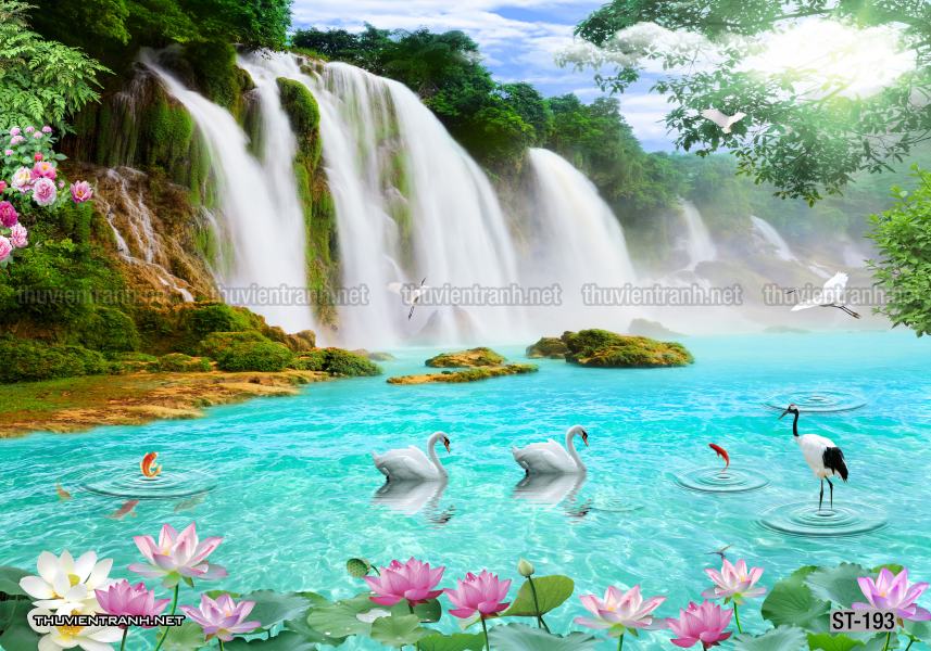 Tranh thác nước, phong cảnh thác nước, thiên nhiên đẹp - Kết quả tìm kiếm tranh tường