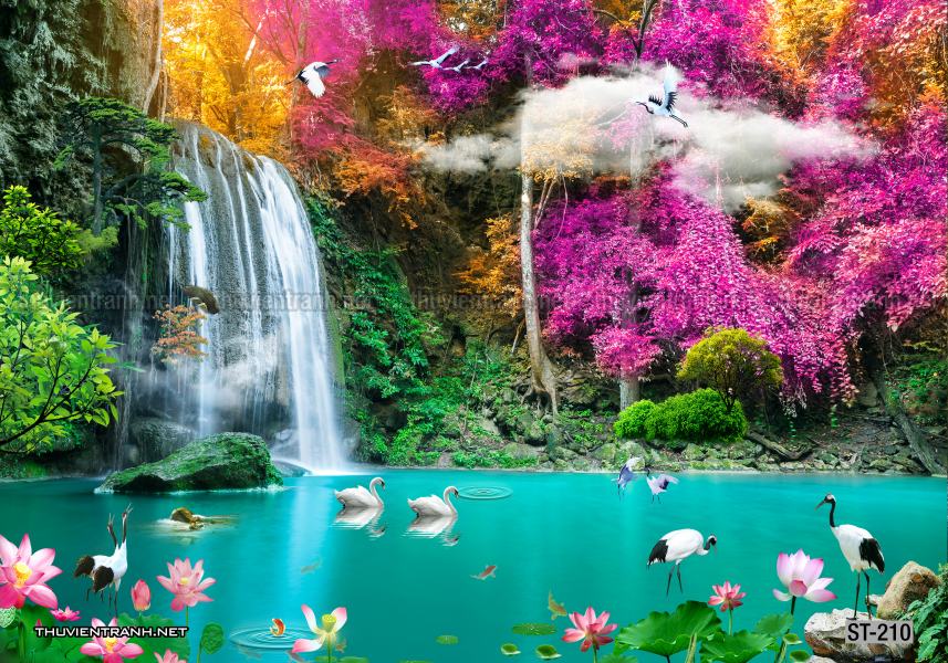 Tranh thác nước, phong cảnh thác nước, thiên nhiên đẹp - Kết quả tìm kiếm tranh tường