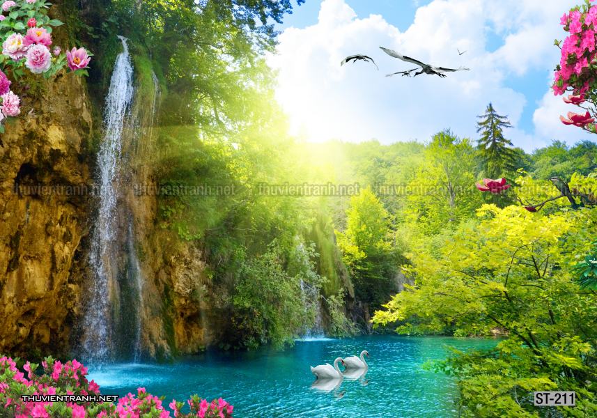 Tranh thác nước, phong cảnh thác nước, thiên nhiên đẹp - Kết quả tìm kiếm tranh tường