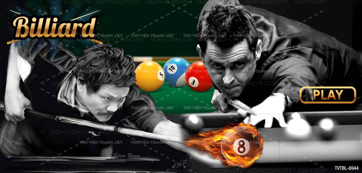 Tranh Bi-a, billiards, Tranh dán tường trang trí quán bi-a - Kết quả tìm kiếm tranh tường