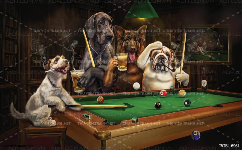 Tranh Bi-a, billiards, Tranh dán tường trang trí quán bi-a - Kết quả tìm kiếm tranh tường