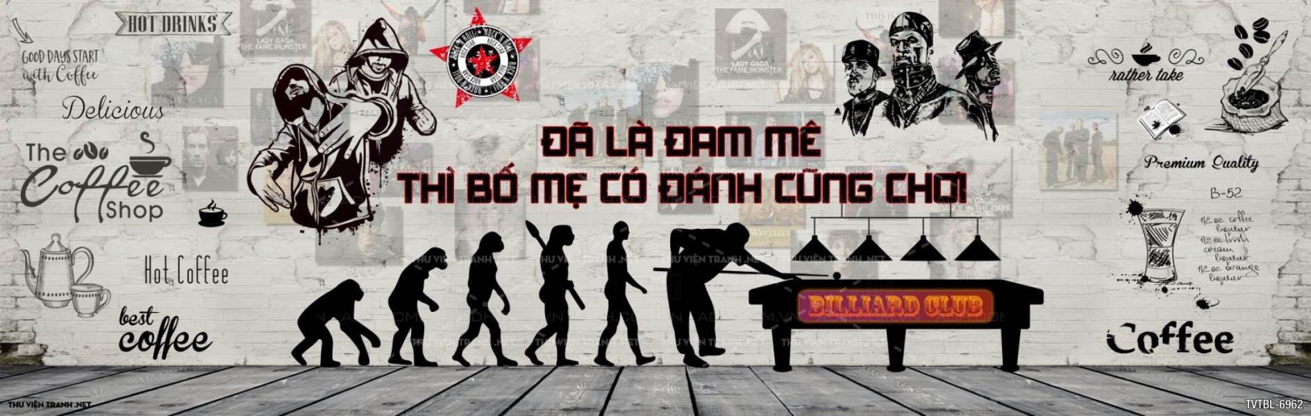 Tranh Bi-a, billiards, Tranh dán tường trang trí quán bi-a - Kết quả tìm kiếm tranh tường