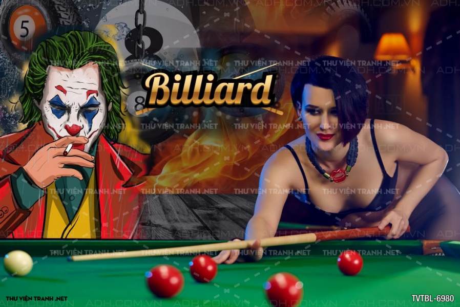 Tranh Bi-a, billiards, Tranh dán tường trang trí quán bi-a - Kết quả tìm kiếm tranh tường