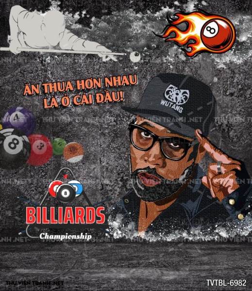 Tranh Bi-a, billiards, Tranh dán tường trang trí quán bi-a - Kết quả tìm kiếm tranh tường