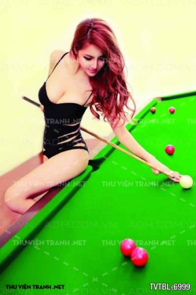 Tranh Bi-a, billiards, Tranh dán tường trang trí quán bi-a - Tranh tường chất lượng cao