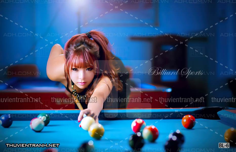Tranh Bi-a, billiards, Tranh dán tường trang trí quán bi-a - Tranh tường chất lượng cao