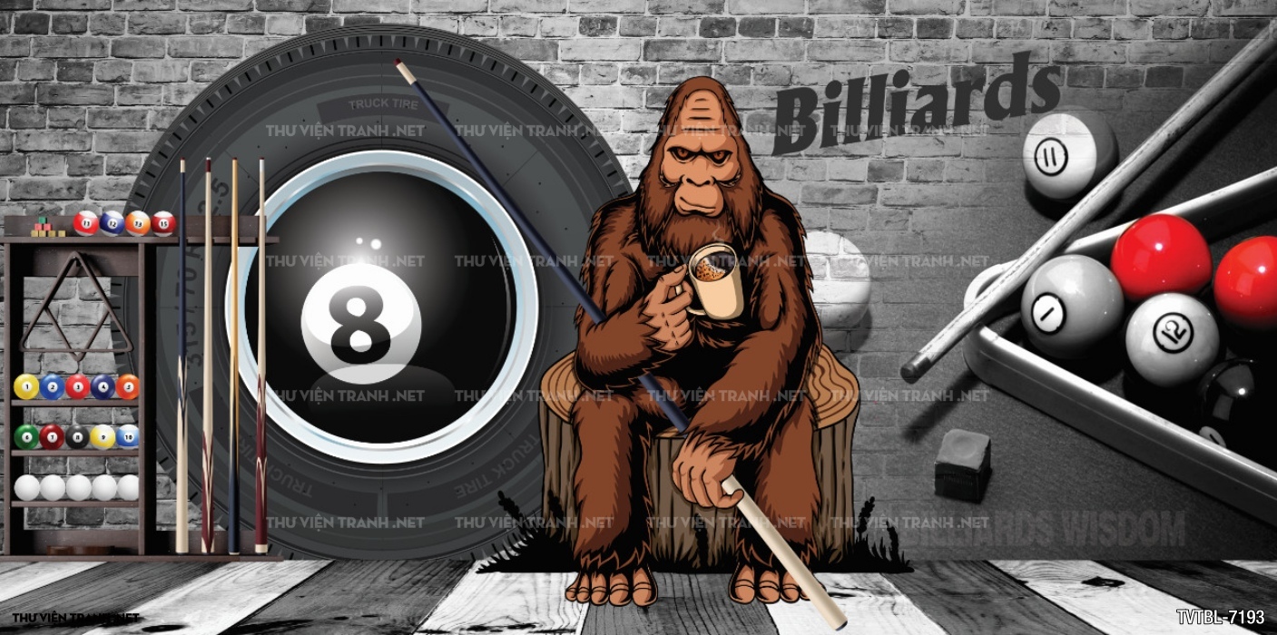 Tranh Bi-a, billiards, Tranh dán tường trang trí quán bi-a - Kết quả tìm kiếm tranh tường