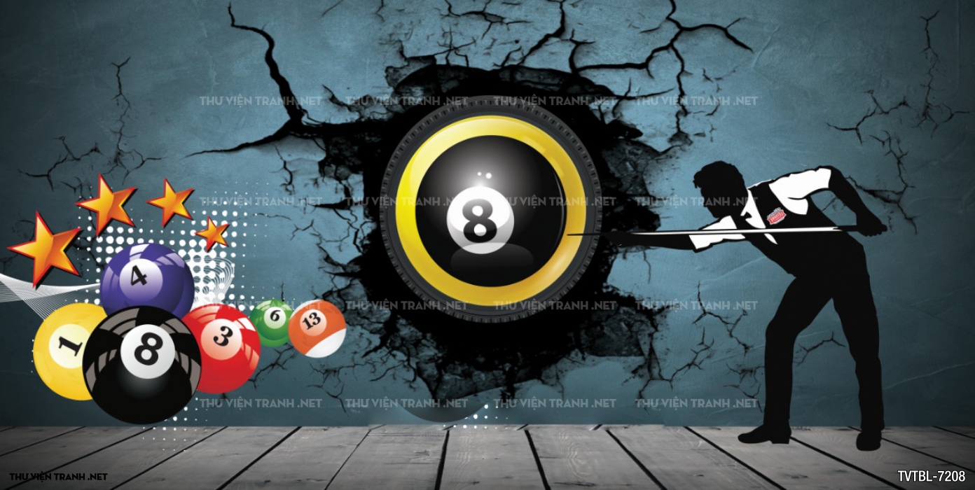 Tranh Bi-a, billiards, Tranh dán tường trang trí quán bi-a - Kết quả tìm kiếm tranh tường