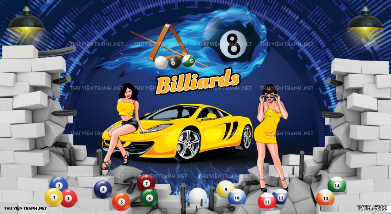 Tranh Bi-a, billiards, Tranh dán tường trang trí quán bi-a - Kết quả tìm kiếm tranh tường