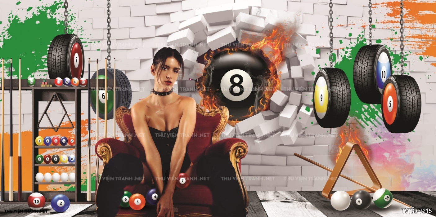 Tranh Bi-a, billiards, Tranh dán tường trang trí quán bi-a - Kết quả tìm kiếm tranh tường