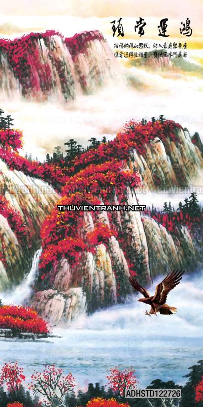 Tranh thủy mặc Trung Hoa, tranh màu nước Trung Quốc khổ đứng - Kết quả tìm kiếm tranh tường