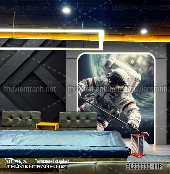 Tranh Bi-a 4D - Tranh tường chất lượng cao