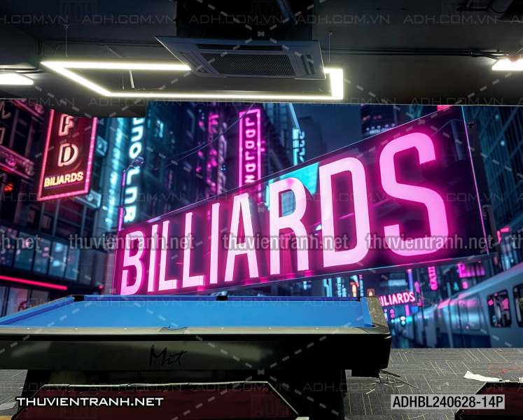 Tranh chữ  Billiards 3D, trang trí quán bi-a - Kết quả tìm kiếm tranh tường