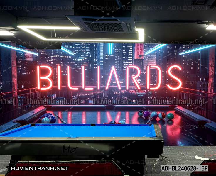 Tranh chữ  Billiards 3D, trang trí quán bi-a - Kết quả tìm kiếm tranh tường