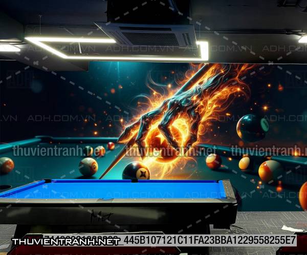  Tranh fantasy kỳ ảo trang trí quán bi-a, club billiard - Tranh tường chất lượng cao