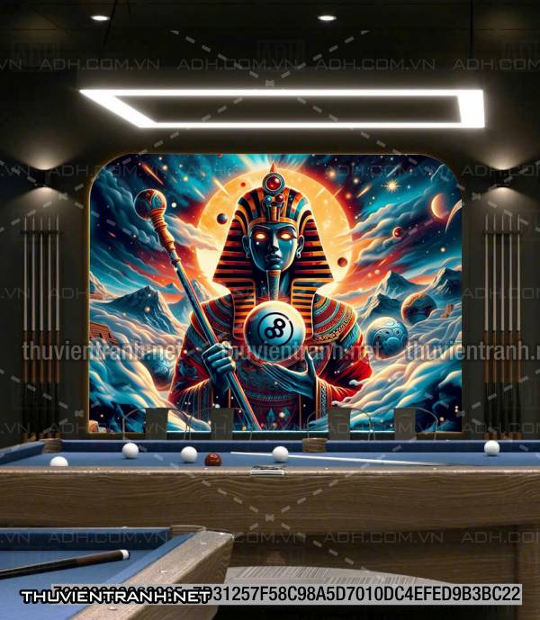  Tranh fantasy kỳ ảo trang trí quán bi-a, club billiard - Tranh tường chất lượng cao