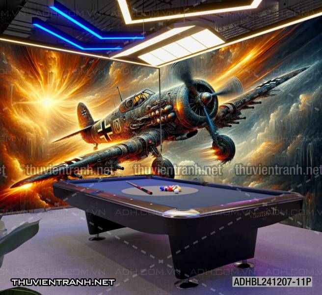 Tranh fantasy kỳ ảo trang trí quán bi-a, club billiard - Tranh tường chất lượng cao