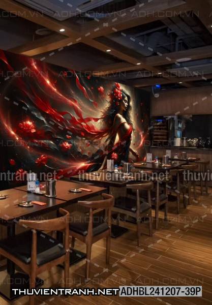 Tranh fantasy kỳ ảo trang trí quán bi-a, club billiard - Tranh tường chất lượng cao