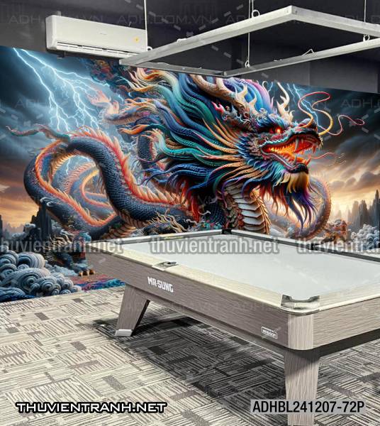 Tranh fantasy kỳ ảo trang trí quán bi-a, club billiard - Tranh tường chất lượng cao