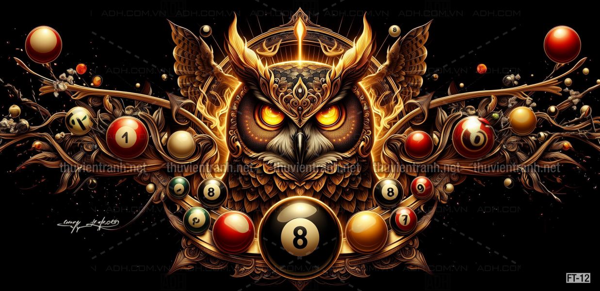  Tranh fantasy kỳ ảo trang trí quán bi-a, club billiard - Tranh tường chất lượng cao
