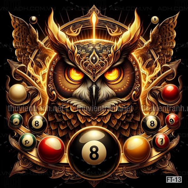  Tranh fantasy kỳ ảo trang trí quán bi-a, club billiard - Tranh tường chất lượng cao