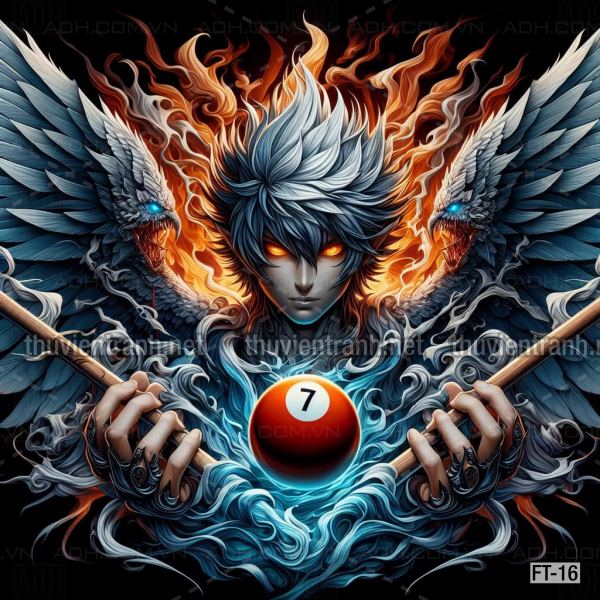  Tranh fantasy kỳ ảo trang trí quán bi-a, club billiard - Tranh tường chất lượng cao
