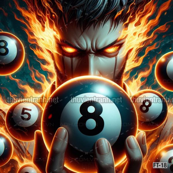  Tranh fantasy kỳ ảo trang trí quán bi-a, club billiard - Tranh tường chất lượng cao