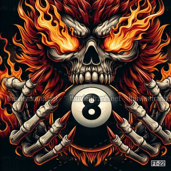  Tranh fantasy kỳ ảo trang trí quán bi-a, club billiard - Tranh tường chất lượng cao