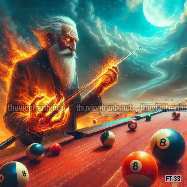  Tranh fantasy kỳ ảo trang trí quán bi-a, club billiard - Tranh tường chất lượng cao