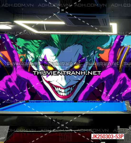 Bi-a Joker và Harley Quinn - Tranh tường chất lượng cao