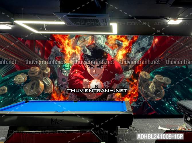  Tranh Bi-a Kỳ ảo màu sắc rực rỡ - Tranh tường chất lượng cao