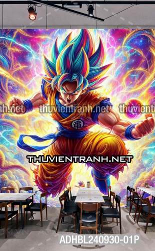 Tranh Bi-a Phong cách Anime Dragon Ball - Tranh tường chất lượng cao