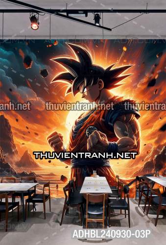 Tranh Bi-a Phong cách Anime Dragon Ball - Tranh tường chất lượng cao