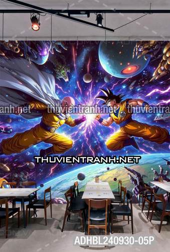 Tranh Bi-a Phong cách Anime Dragon Ball - Tranh tường chất lượng cao