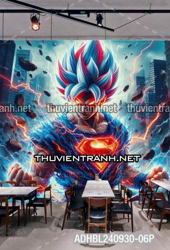 Tranh Bi-a Phong cách Anime Dragon Ball - Tranh tường chất lượng cao
